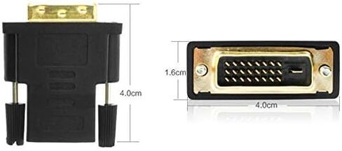 HDMI Female to DVI 24+5 Adapter 1 Pack in Saudi Arabia