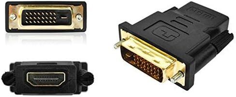 HDMI Female to DVI 24+5 Adapter 1 Pack in Saudi Arabia
