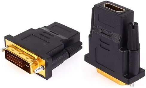 HDMI Female to DVI 24+5 Adapter 1 Pack in Saudi Arabia