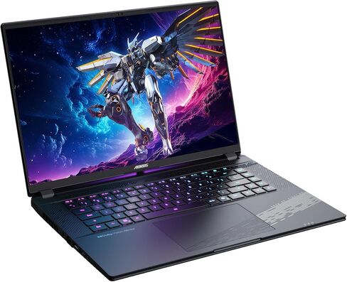 Gigabyte Aorus Master 16 Gaming Laptop - 240Hz 2560x1600 OLED - NVIDIA GEFORCE RTX 5080 - Intel Core Ultra 9 275HX - 1TB SSD مع 32GB DDR5 RAM - Windows 11 Home AD (AORUS MASTER 16 BYH -C5USE64SH) in Kuwait