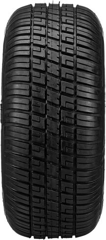 RM CART - 10 "Warlock Black/Machined على 205/65 R10 Low Rise Tyre (مجموعة من 4) ، و Club Car & Ez -Go Carts ، وإطارات عربة الجولف وعجلات Combo in Kuwait