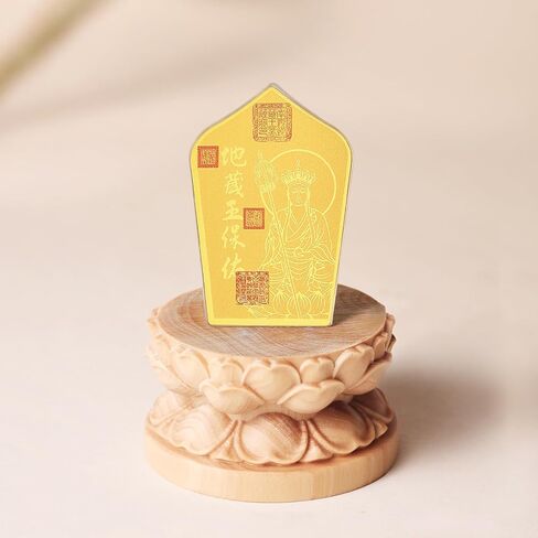 24K Solid Gold Guanyin Buddha, 999 Real Gold Jewelry Gifts, Fortune Blessing Charm Ingot Pendant Gift for Women Men A2015902 in Saudi Arabia