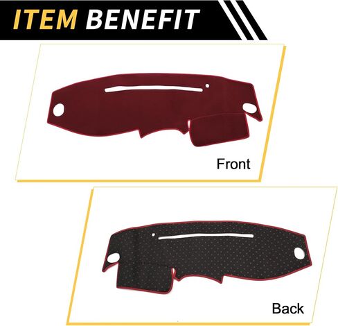 غطاء DASH For Ford for Ranger 1995-2011 DASH Poard Mat Non-slip dash cover pad pad polester center cover cover cover cover cover carp in Saudi Arabia