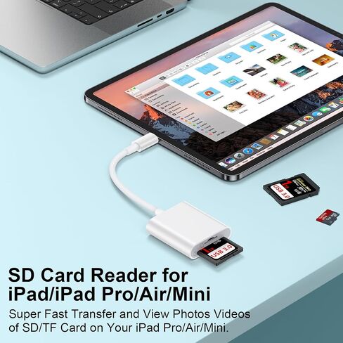 SD Car Reader for iPhone 16e/16 Pro Max/16 Pro/16 Plus/16/15 Pro Max/15 Pro/15 Plus/15, USB C Memory Card Reader Digital Camera Adapter with SD/Micro SD/USB-A 3 Slot for Samsung S25 S24 S23 S22 S21 in Saudi Arabia