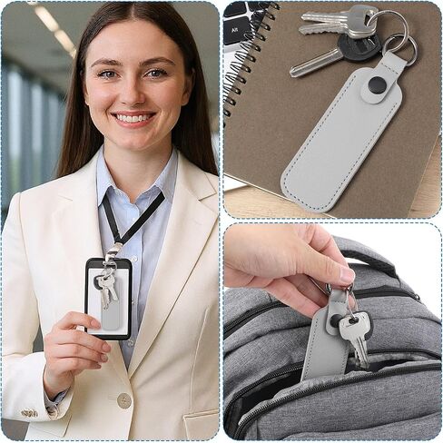 Leather USB Flash Drive Case - Thumb Flash Drive Holder USB Storage, Secure Travel Holder Portable Small Storage Carrying Case with Keychain (1Pcs, Black) in Saudi Arabia