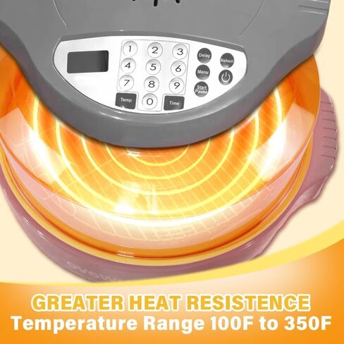 قبة بديلة للفرن nuwave ، غطاء غطاء محرك من البلاستيك المتقدم لـ Nuwave Oven Pro Plus و Elite Oven ، شفاف in Kuwait