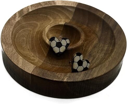 2 أزواج من الأقراط على شكل قلب للكرة اللينة، أقراط خشبية للكرة اللينة للنساء، أقراط رياضية لكرة السلة لكرة القدم للنساء، أقراط إبداعية للنساء والرجال هدايا لمحبي اللاعبين in Kuwait