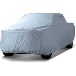 iCarCover Custom Truck Cover for Ford F-250 Regular Cab, 8 ft. Long Bed 1987-1997 Waterproof All Weather Rain Snow UV Sun Protector Full Exterior Indoor Outdoor Truck Cover (Stripe - Black/Gray) in Kuwait