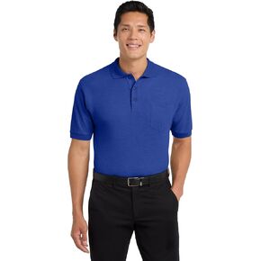 Port Authority Tall Silk Touch Polo with Pocket in Kuwait