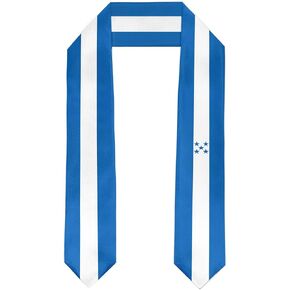 Fiji Flag Graduation Stole Satin Stole Scarf for Study Aboard International Students 72" Length in Kuwait