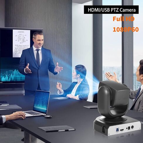 PTZ Camera 4K 30x البصرية Zoom AI Auto Tracking - كاميرا مؤتمر احترافية مع HDMI/3G -SDI/USB/POE IP للعبادة في الكنيسة ، التعليم ، يوتيوب لايف ، بداول فيسبوك والاجتماعات عن بُعد in Kuwait