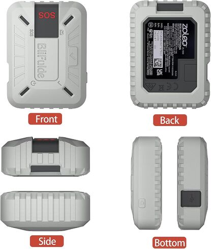 Silicone Protective Case for ZOLEO Satellite Communicator, Shockproof & Durable, Grey‌(Case Only) in Saudi Arabia