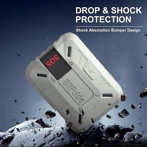 Silicone Protective Case for ZOLEO Satellite Communicator, Shockproof & Durable, Grey‌(Case Only) in Saudi Arabia