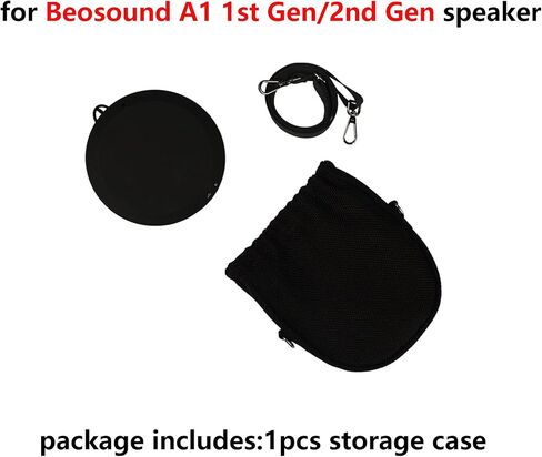 Carrying Mesh Speaker Cover Storage Case for Beosound A1 Generation 1 and Generation 2 Portable Bluetooth Speaker (Portable Style) in Saudi Arabia
