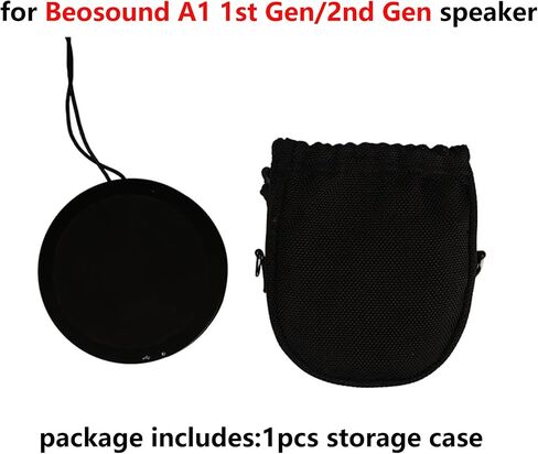 Carrying Mesh Speaker Cover Storage Case for Beosound A1 Generation 1 and Generation 2 Portable Bluetooth Speaker (Portable Style) in Saudi Arabia