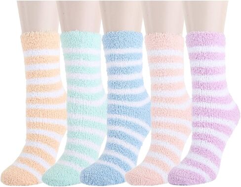 Benefeet Sox Cute Animal Fuzzy Socks for Women Girls Funny 3D Animal Cozy Socks Fluffy Slipper Socks Plush Comfy Soft Socks in Saudi Arabia