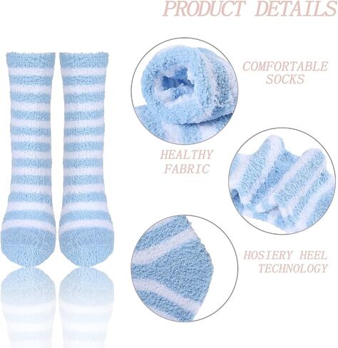 Benefeet Sox Cute Animal Fuzzy Socks for Women Girls Funny 3D Animal Cozy Socks Fluffy Slipper Socks Plush Comfy Soft Socks in Saudi Arabia