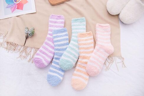 Benefeet Sox Cute Animal Fuzzy Socks for Women Girls Funny 3D Animal Cozy Socks Fluffy Slipper Socks Plush Comfy Soft Socks in Saudi Arabia