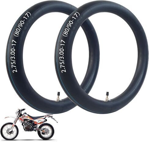 90/100-14" 3.00-14 inch Heavy Rear Inner Tube, 14 Inch Replacement Tire, for 125cc 140cc Pit Pro Trail Foot Dirt Bike [Thickened] (2 Pack) in Kuwait