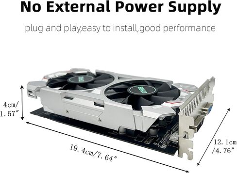 QTHREE Geforce GTX 960 4GB Graphics Card, GDDR5 128-bit, DP, HDMI, DVI, Video Card for PC, Computer GPU, PCI Express x16 in Kuwait