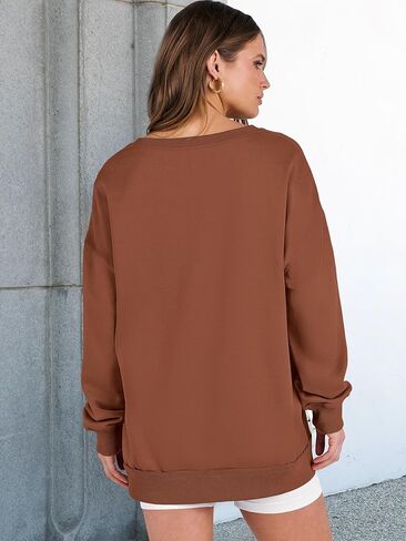 ANRABESS المرأة البلوز المتضخم الخامس الرقبة طويلة الأكمام سترة خفيفة الوزن البلوز 2024 الخريف بلايز عادية ملابس فتاة في سن المراهقة in Kuwait