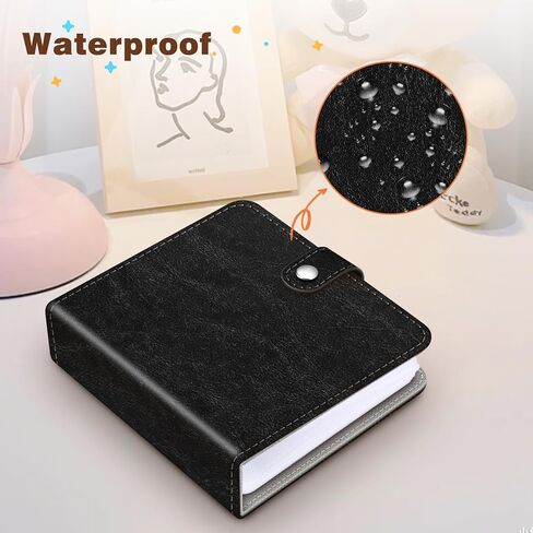 Fintie Small Photo Album Book for 3.5x4.25" Polaroid Films - 52 Pockets Mini Albums Book for Polaoird i-Type/600/SX-70/Fujifilm Instax Wide Instant Camera Pictures, Raining Heart in Saudi Arabia