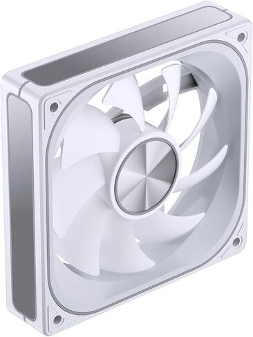 JONSBO ZA-360W PC Case Fan,All(3)-in-One,Single Frame Unit with 3x120mm ARGB,PWM, Silent Computer Fan with 4-Sides Infinity Mirror 2400RPM,Aluminum Nameplate,28mm Thick White in Saudi Arabia