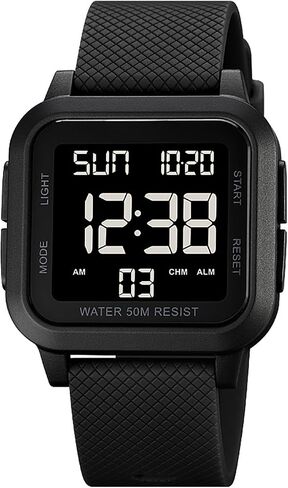 BESTKANG Unisex LED Digital Watch Women Men Digital Sports Watch Fashion Simple Luminous Waterproof Watch in Saudi Arabia