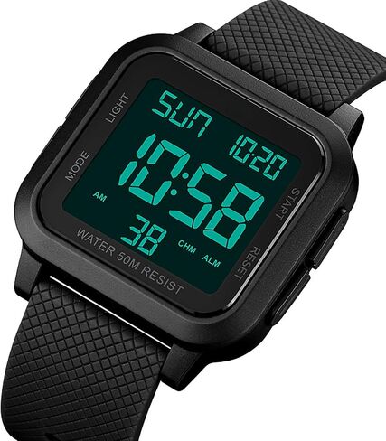 BESTKANG Unisex LED Digital Watch Women Men Digital Sports Watch Fashion Simple Luminous Waterproof Watch in Saudi Arabia