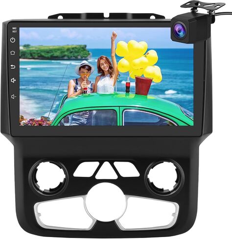 Android 13 Car Radio Stereo for Dodge Ram 2013-2019 1500 2500 3500 Built in Carplay/Android Auto 9 inch Head Unit 2G RAM 32G ROM with DSP BT GPS FM WiFi Automatic AC in Saudi Arabia