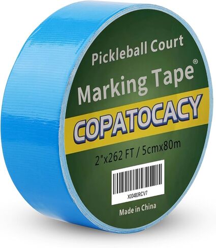 262 ft Outdoor Pickleball Court Tape, Pickleball Court Marking Kit - 2" x 87.5 Yd Yellow Court Tape, Pickleball Lines Tape,Sports Floor Marking Tape, Fabric Tape in Saudi Arabia