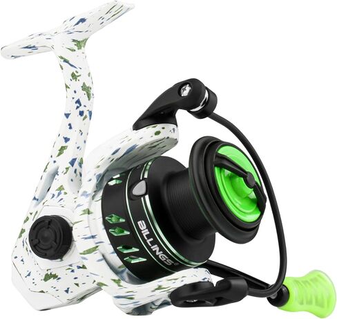 RUNCL Merced II Spinning Reel – 5.2:1 Gear Ratio, Max Drag 22.05 LB, Lightweight, Interchangeable Left/Right Hand, Ideal for Freshwater & Saltwater, Available in 2000, 3000, 4000, 5000 Models in Saudi Arabia
