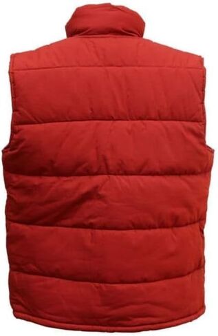 الرجال مايكل - J - Fox - Back to The - Future Marty - McFly Red Puffer Vest (الولايات المتحدة، ألفا، صغير، عادي، عادي، منتفخ) in Saudi Arabia