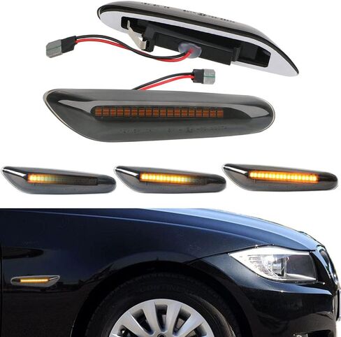 Ram Mirror Lights Turn Signal & White Daytime Running Light Assembly Switchback Smoked Lens Compatible With 2010-2021 Dodge Ram 1500,2010-2018 Ram 2500 3500 in Saudi Arabia