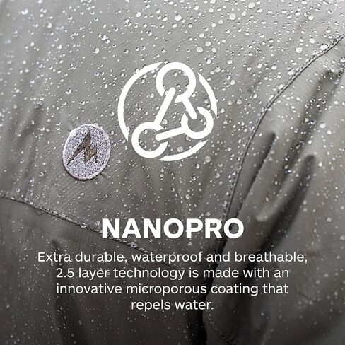 بنطال المطر الرجالي المقاوم للماء Precip Eco من MARMOT - معاد تدويره بنسبة 100%، مسامي، خفيف الوزن، حماية قابلة للتعبئة in Saudi Arabia