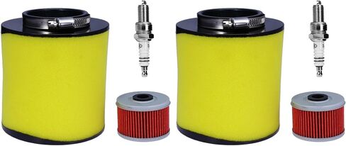17254-HN5-670 Air Filter, Oil Filter & Spark Plug for Honda Rancher 350 TRX350TE / TRX350TM / TRX350FE / TRX350FM Foreman 400 450 TRX400FW TRX450S/ TRX450ES TRX450FE / TRX450FM in Kuwait