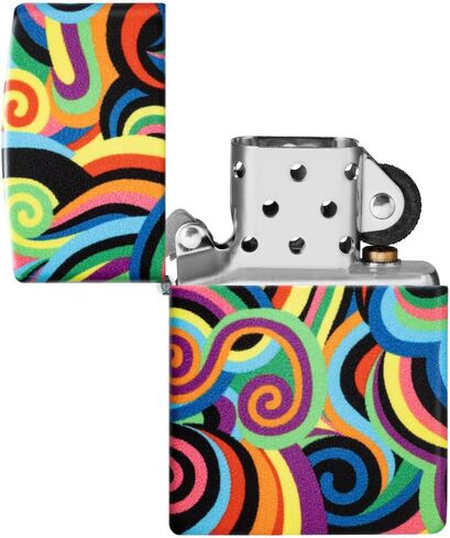 Zippo Gothic Window Design Armor® Black Ice® Pocket Lighter in Saudi Arabia