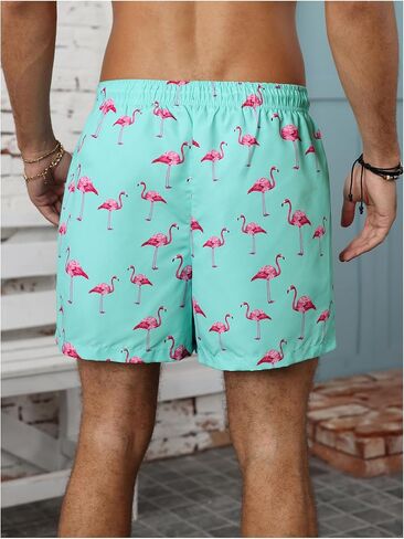 SHENHE Men's Swim Trunks with Compression Liner Swimming Bathing Suit Beach Shorts with Pockets in Saudi Arabia