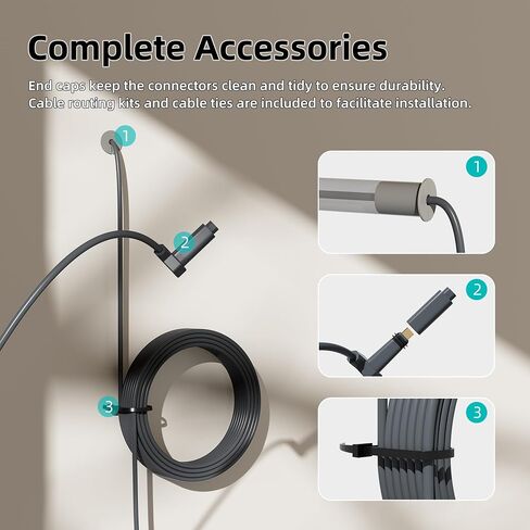 Starlink Flat High Performance Cable 10M/32.8FT Waterproof Starlink Cable for FHP Dish and Power Supply in Saudi Arabia