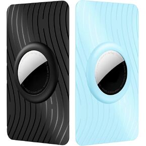 for Airtag Holder 2 Pack,Ultra Thin Card Holder Compatible with Apple Airtag for Purse, Handbag, Backpack Wallet, Clutch Bag in Saudi Arabia