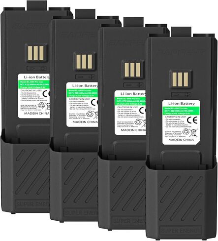 2Packs UV-5RH Type-C 6800mAh Enlarge Battery GM-5RH Two Way Radio 7.4V Li-ion Original Battery Compatible with UV-5G Plus UV-5RH Pro Max K5 Plus Walkie Talkies in Saudi Arabia