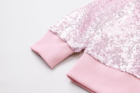 سترة البيسبول الفتاة الفتاة Cromonccent غير رسمية طويلة الأكمام الطويلة السوستة السترات القاذفة ، 2-8 سنوات in Kuwait