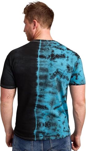 Dragon Ball Z Goku Kanji Adult Blue-Green Short Sleeve Tee in Saudi Arabia