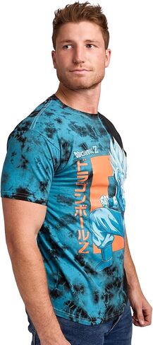 Dragon Ball Z Goku Kanji Adult Blue-Green Short Sleeve Tee in Saudi Arabia
