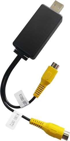 Ainavi Video Out Adapter - USB to RCA Adapter - USB إلى CVBs Cable فقط متوافق مع شاشة مسند Stereo للسيارة العلامة التجارية (USB2RCA) in Kuwait