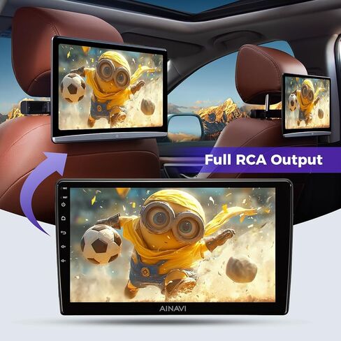 Ainavi Video Out Adapter - USB to RCA Adapter - USB إلى CVBs Cable فقط متوافق مع شاشة مسند Stereo للسيارة العلامة التجارية (USB2RCA) in Kuwait