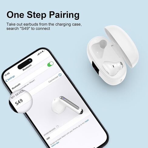 USB C Headphones Earphones for iPhone 16e, 16, 16 Pro Max, 16 Pro, 16 Plus, 15 Series, Wired Earbuds for Samsung Galaxy S25+ S25 Plus Ultra - Comfort Semi in Ear, with Microphone, HiFi Stereo in Saudi Arabia