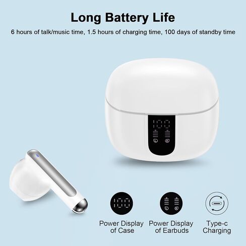 USB C Headphones Earphones for iPhone 16e, 16, 16 Pro Max, 16 Pro, 16 Plus, 15 Series, Wired Earbuds for Samsung Galaxy S25+ S25 Plus Ultra - Comfort Semi in Ear, with Microphone, HiFi Stereo in Saudi Arabia