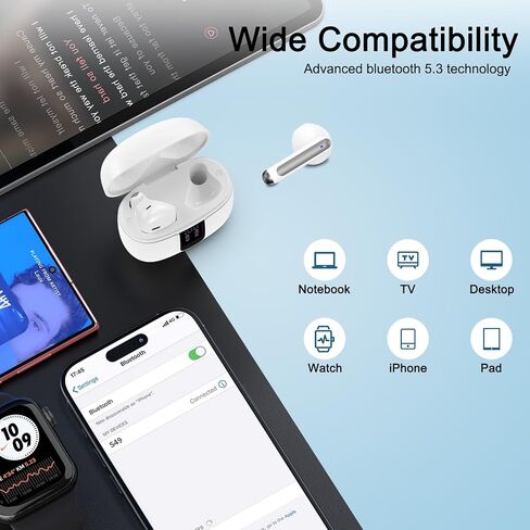 USB C Headphones Earphones for iPhone 16e, 16, 16 Pro Max, 16 Pro, 16 Plus, 15 Series, Wired Earbuds for Samsung Galaxy S25+ S25 Plus Ultra - Comfort Semi in Ear, with Microphone, HiFi Stereo in Saudi Arabia