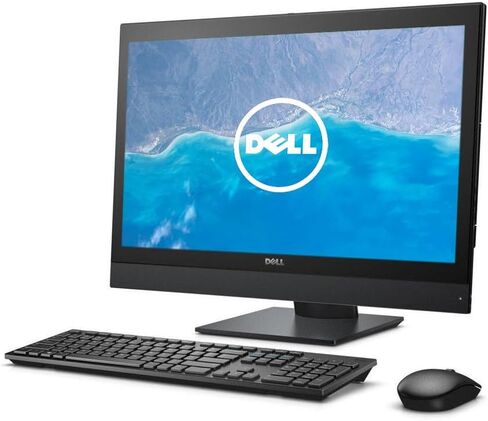 DELL OptiPlex 5250 21.5-Inch FHD All-in-One Desktop PC, Intel G4560 3.5GHz, 8GB RAM, 256GB SSD, Keyboard and Mouse, WiFi, HDMI, Windows 10 Pro (Renewed) in Saudi Arabia